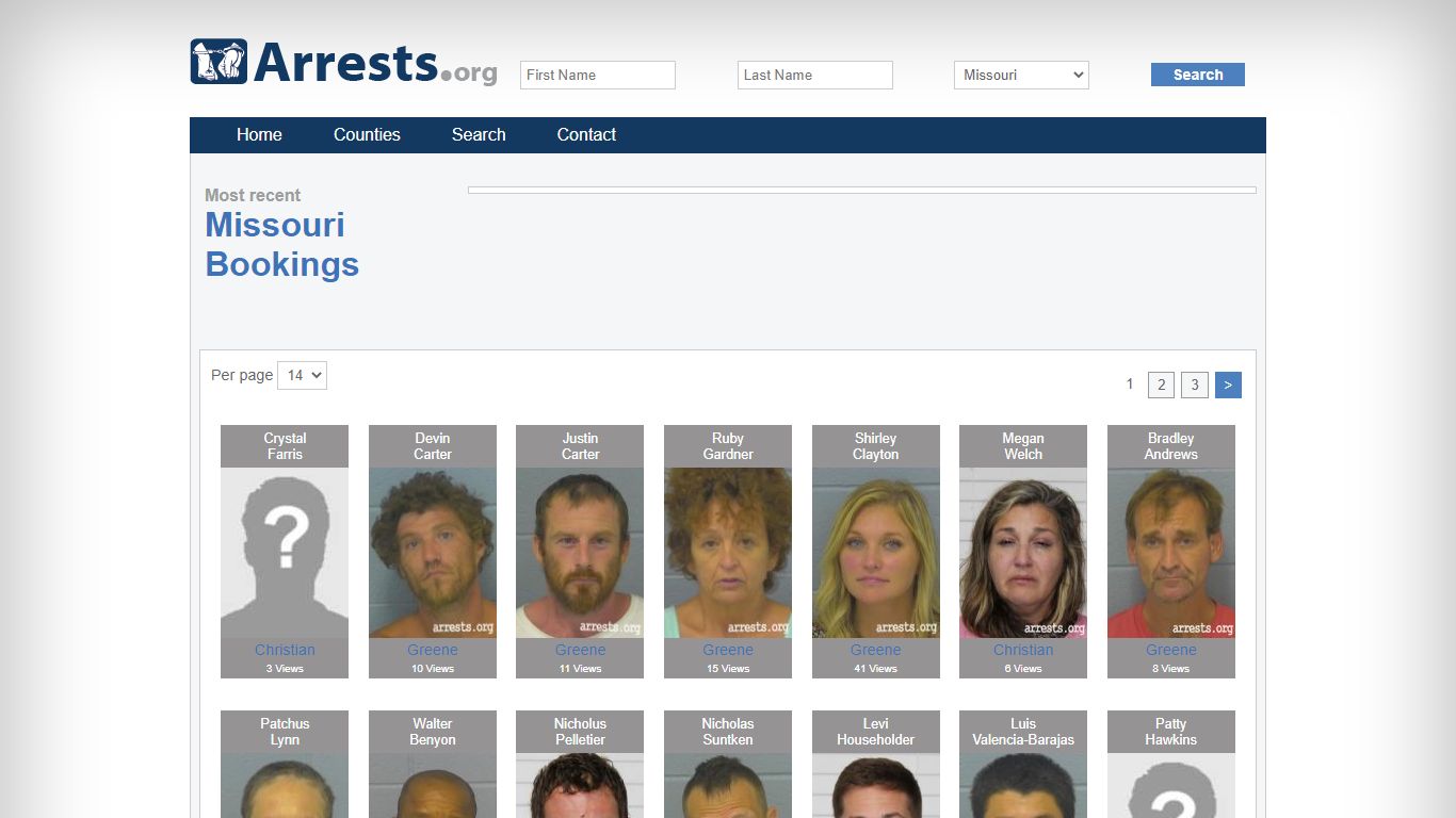 Missouri Arrests and Inmate Search