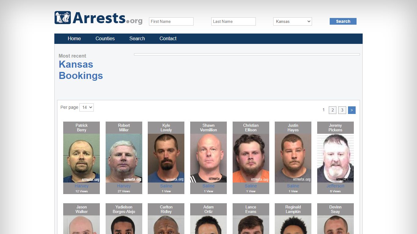 Kansas Arrests and Inmate Search